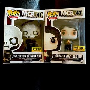 Rare NEW MCR Funko Pops Hot Topic Exclusive Set